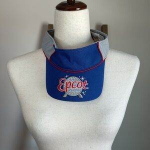 Vintage Walt Disney World Kids Epcot Sun Visor OSFM in Fair Used Conditon